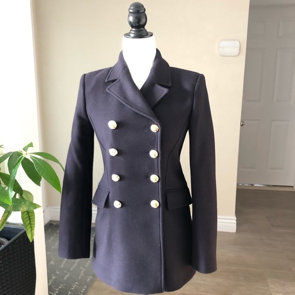 Zara Jackets & Blazers - ❗️60% in bundle | Zara | Military navy coat